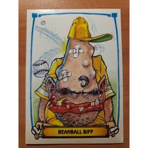1988 Leaf Baseballs Greatest Grossouts #77 Beanball Biff - Fresh Pull